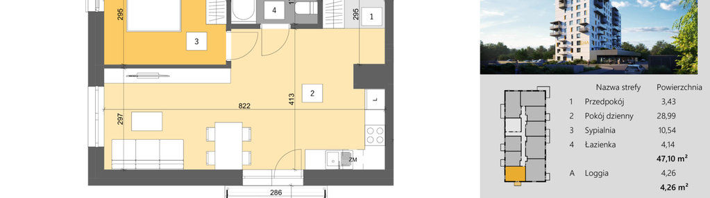 Mieszkanie w inwestycji: Dworzysko Park - Etap III