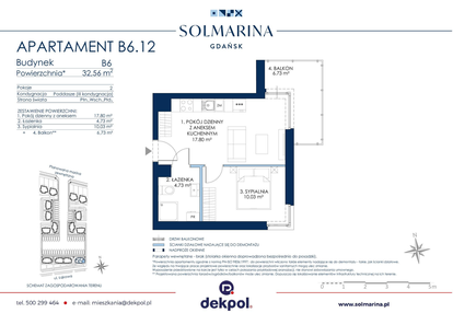 Mieszkanie w inwestycji: Sol Marina etap III