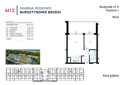 Mieszkanie w inwestycji: Apartamenty Marina Rogowo