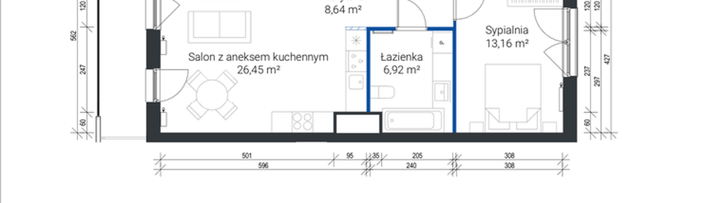 Mieszkanie w inwestycji: Nowe Zabłocie