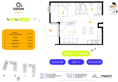 Mieszkanie w inwestycji: Osiedle Ozon etap VII