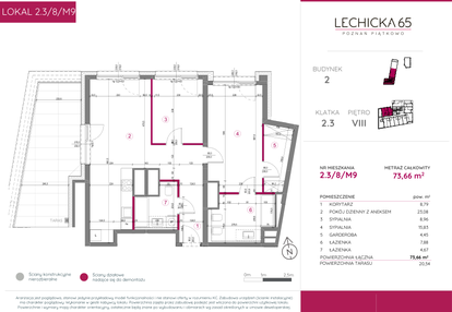 Mieszkanie w inwestycji: Lechicka 65