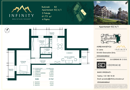 Mieszkanie w inwestycji: Infinity Mountain Resort