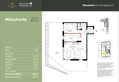 Mieszkanie w inwestycji: Stawowa Residence - etap V