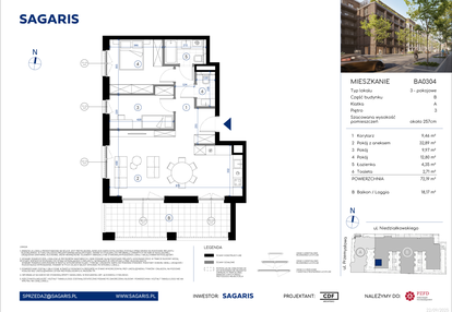 Mieszkanie w inwestycji: Niedziałkowskiego Park