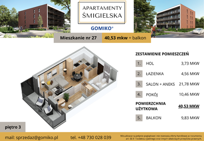 Mieszkanie w inwestycji: Apartamenty Śmigielska