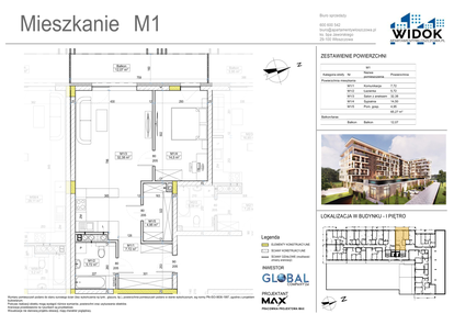 Mieszkanie w inwestycji: Apartamenty Widok Włoszczowa