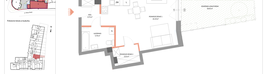 Mieszkanie w inwestycji: Apartamenty Nowy Świat - inwestycyjne
