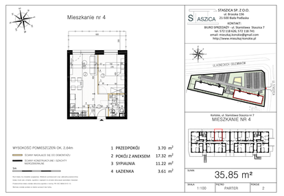 Mieszkanie w inwestycji: Staszica