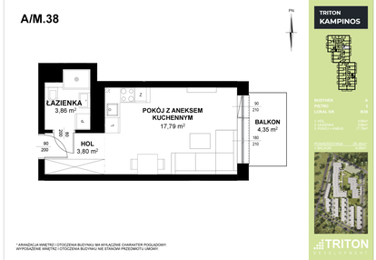 Mieszkanie w inwestycji: Triton Kampinos III