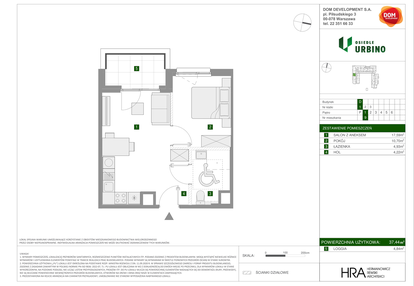 Mieszkanie w inwestycji: Osiedle Urbino etap 1.4