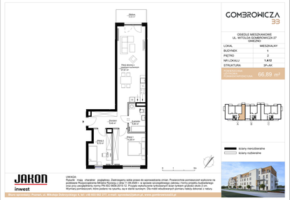 Mieszkanie w inwestycji: Gombrowicza 33