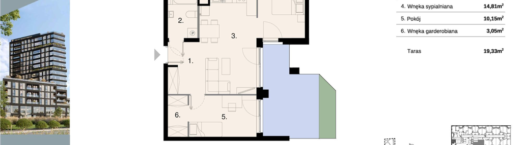 Mieszkanie w inwestycji: Sky Trust etap II - apartamenty inwestycyjne 23% VAT PRS