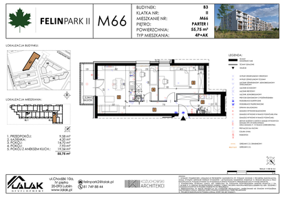 Mieszkanie w inwestycji: Felin Park II etap 2