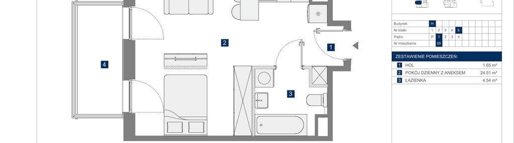 Mieszkanie w inwestycji: Apartamenty Park Matecznego Etap 2.2