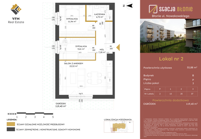 Mieszkanie w inwestycji: Stacja Błonie etap II