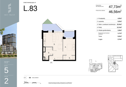 Mieszkanie w inwestycji: Sky Trust etap II - Apartamenty inwestycyjne