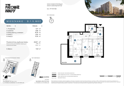 Mieszkanie w inwestycji: Nowe Promenady etap II