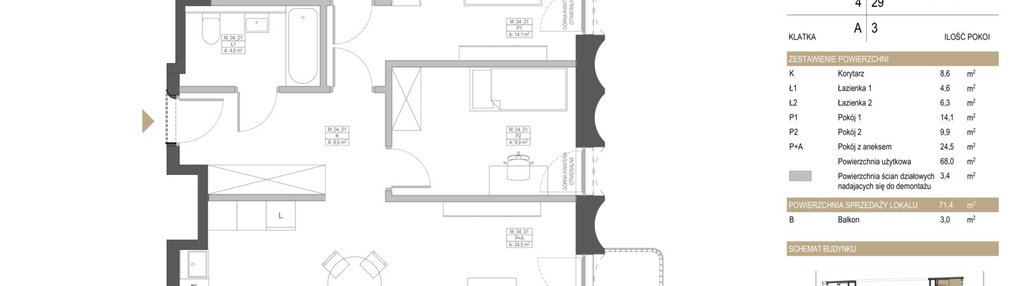 Mieszkanie w inwestycji: Garbary 68