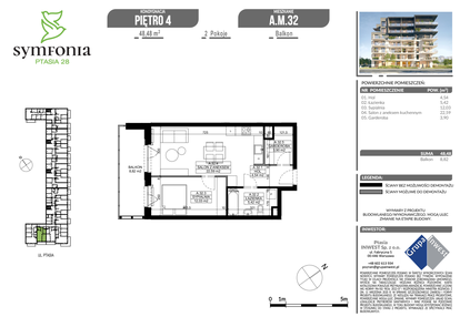 Mieszkanie w inwestycji: Symfonia Ptasia 28