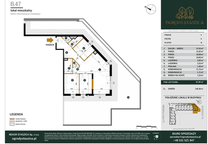 Mieszkanie w inwestycji: Ogrody Staszica