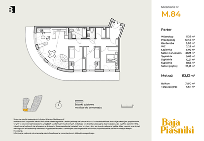 Mieszkanie w inwestycji: Baja Piaśniki