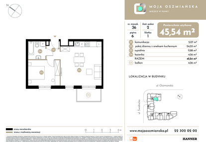 Mieszkanie w inwestycji: Moja Oszmiańska