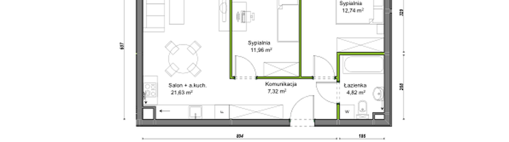 Mieszkanie w inwestycji: Orawska Vita