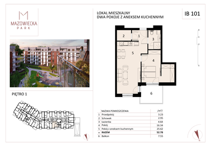 Mieszkanie w inwestycji: Mazowiecka Park - budynek I