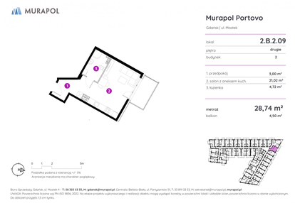 Mieszkanie w inwestycji: Murapol Portovo