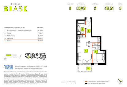 Mieszkanie w inwestycji: Osiedle BLASK - Etap I