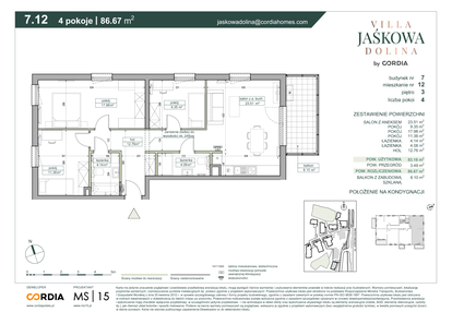 Mieszkanie w inwestycji: Villa Jaśkowa Dolina etap II