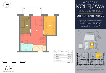 Mieszkanie w inwestycji: Osiedle Kolejowa