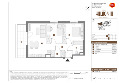Mieszkanie w inwestycji: Osiedle Wilno VIII etap 1.2