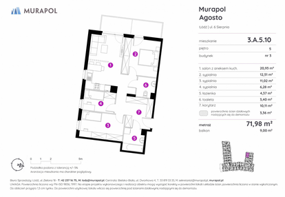 Mieszkanie w inwestycji: Murapol Agosto