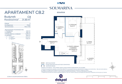 Mieszkanie w inwestycji: Sol Marina etap III