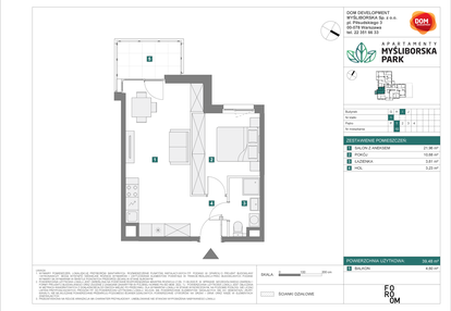 Mieszkanie w inwestycji: Apartamenty Myśliborska Park