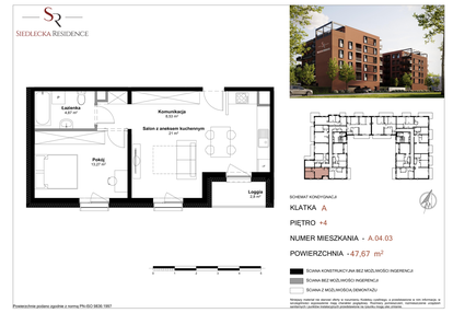 Mieszkanie w inwestycji: Siedlecka Residence