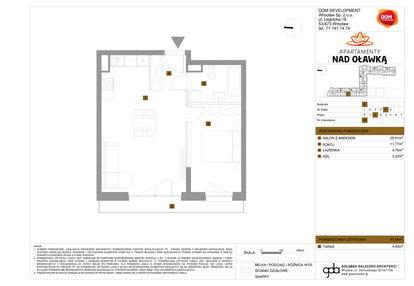 Mieszkanie w inwestycji: Apartamenty nad Oławką etap II