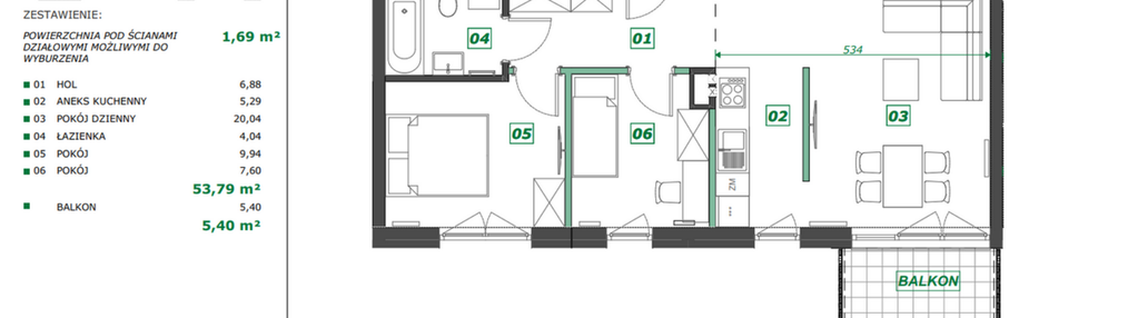 Mieszkanie w inwestycji: Apartamenty Pszczyńska