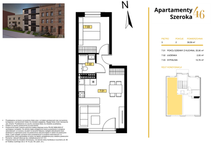 Mieszkanie w inwestycji: Apartamenty Szeroka 46