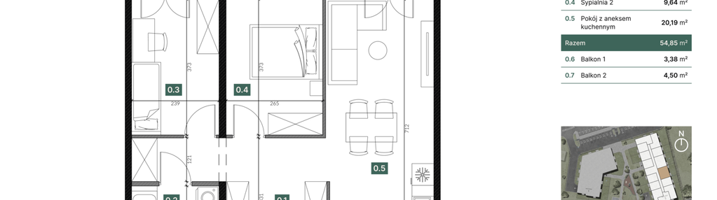 Mieszkanie w inwestycji: Sadyba 2.0