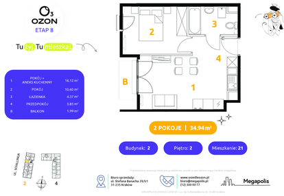 Mieszkanie w inwestycji: Osiedle Ozon etap VIII