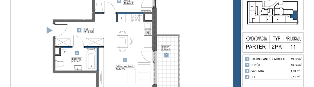 Mieszkanie w inwestycji: Villa Duninów
