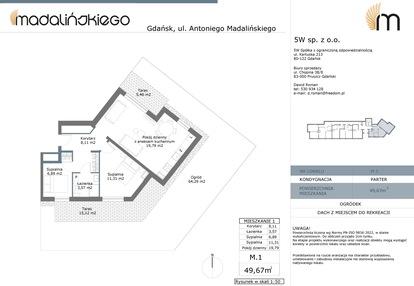 Mieszkanie w inwestycji: Madalińskiego