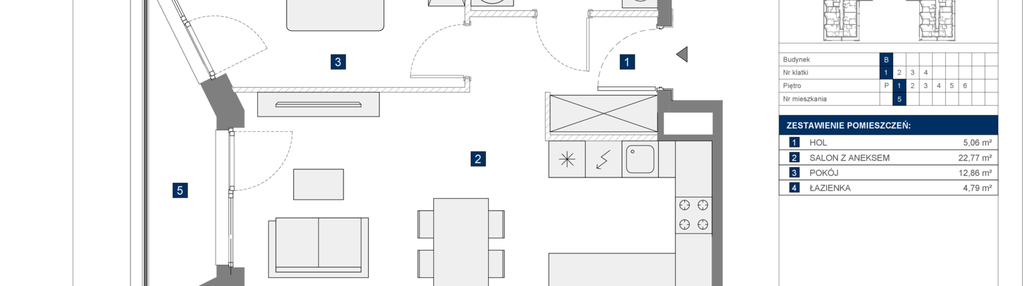 Mieszkanie w inwestycji: Osiedle przy Wielickiej etap 1.2