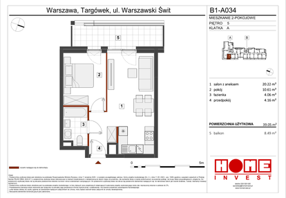 Mieszkanie w inwestycji: Warszawski Świt etap VIII