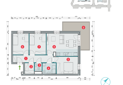 Mieszkanie w inwestycji: Osiedle Uniwersyteckie etap III