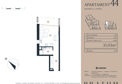 Mieszkanie w inwestycji: Pratum Apartamenty Etap I