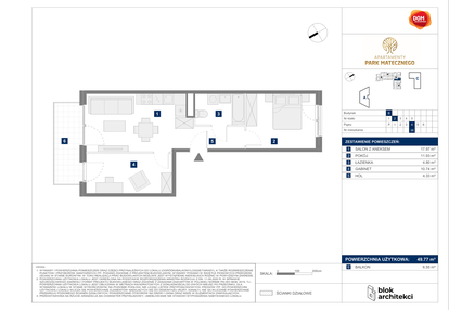 Mieszkanie w inwestycji: Apartamenty Park Matecznego Etap 1